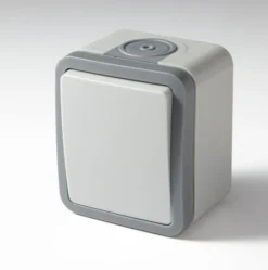 Interrupteur Va-et-vient étanche Extrem, LEXMAN, Gris