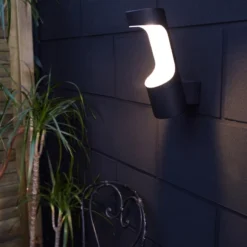 Applique Extérieure LED Intégrée 800 Lm Noir Mulbury INSPIRE