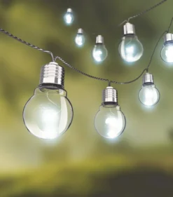 Guirlande Extérieure LED Intégrée = 60 Lm, Noir