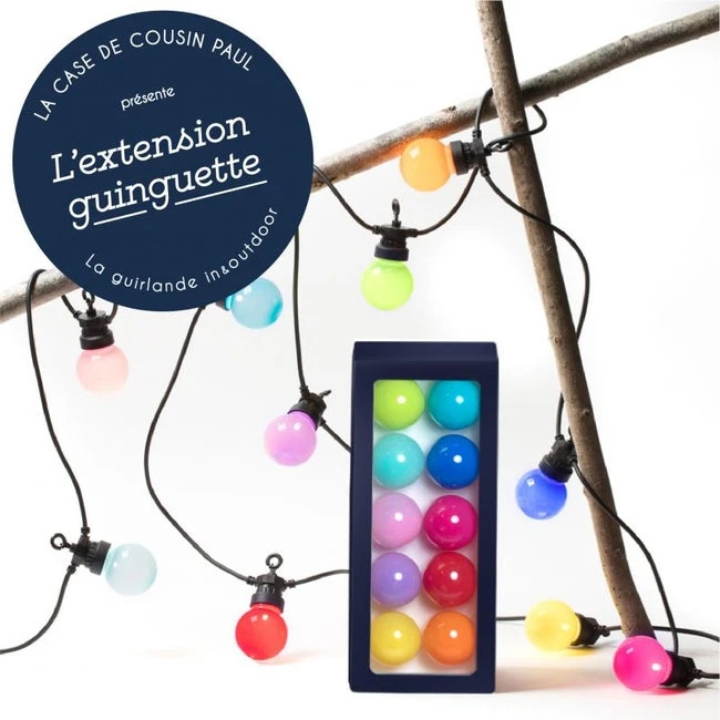 Guirlande Extérieure 5.5 Lumen Extension Bahia LA CASE DE COUSIN PAUL 1 Guirlande Extérieure 5.5 Lumen Extension Bahia LA CASE DE COUSIN PAUL