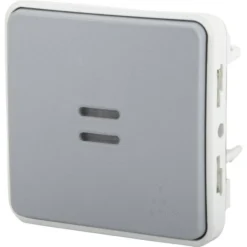 Poussoir étanche à Voyant, Lumineux Plexo, LEGRAND