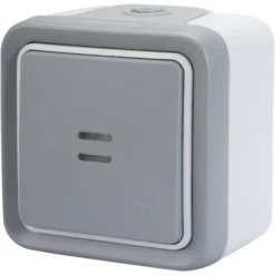 Interrupteur Va-et-vient étanche à Voyant, Témoin Plexo, LEGRAND