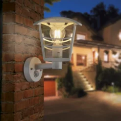 Applique Montante Extérieure E27 Max 60W Blanc Palama INSPIRE