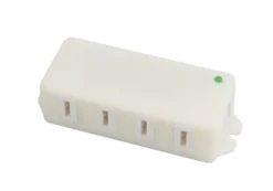 Multiprise 4 Fiches Rio INSPIRE Blanc