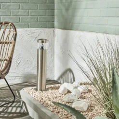 Borne Extérieure Valencia LED Intégrée 400 Lumen Gris INSPIRE