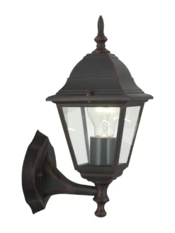 Applique Montante Extérieure E27 Max 60W Rouille Newport BRILLIANT