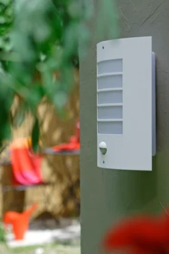 Applique à Détection Extérieure E27 Max 60W Blanc Todd BRILLIANT