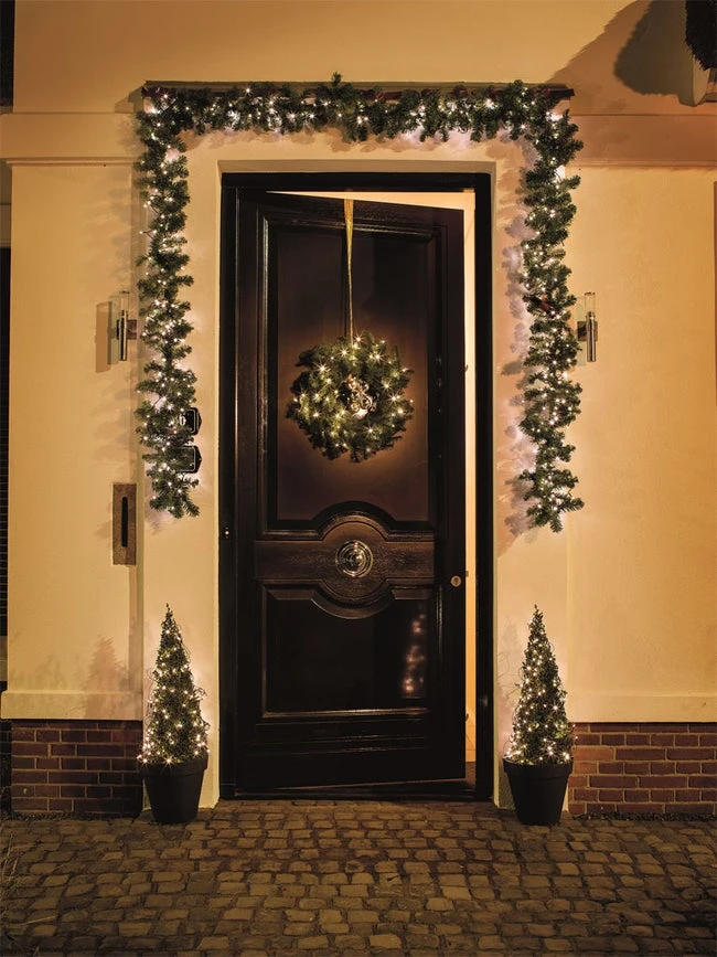 Guirlande Extérieure Clignotante, Lumière Blanc Froid, LED Integrada 3.2 W, Noir 1 Guirlande Extérieure Clignotante, Lumière Blanc Froid, LED Integrada 3.2 W, Noir