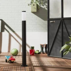 Potelet Extérieur E27 Max 40W Noir INSPIRE