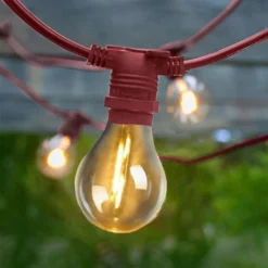 Guirlande Extérieure LED Intégrée 10 Ampoules Blanc Chaud 350Lm Rose NEWGARDEN