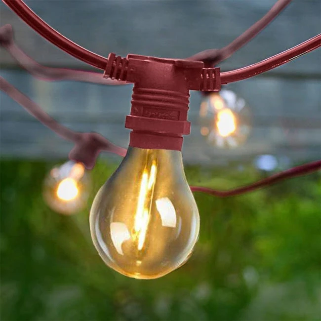 Guirlande Extérieure LED Intégrée 10 Ampoules Blanc Chaud 350Lm Rose NEWGARDEN 1 Guirlande Extérieure LED Intégrée 10 Ampoules Blanc Chaud 350Lm Rose NEWGARDEN