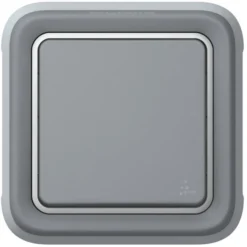 Interrupteur Va-et-vient étanche Plexo, LEGRAND, Gris