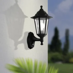 Applique à Détection Extérieure E27 Max 60W Noir Duanera EGLO