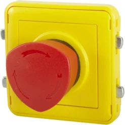 Poussoir Arrêt D’urgence Autres, Jaune Et Rouge, LEGRAND