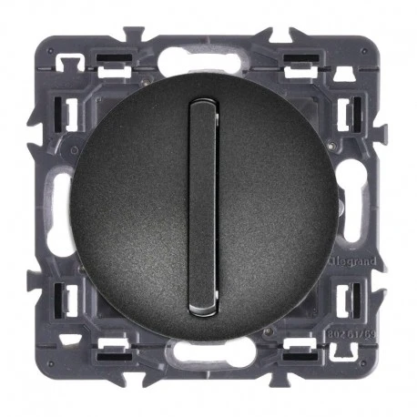 Legrand Céliane – Bouton Poussoir Doigt étroit – Ensemble Graphite à Composer 1 Legrand Céliane – Bouton Poussoir Doigt étroit – Ensemble Graphite à Composer