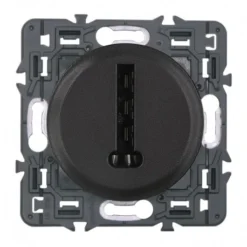 Legrand Céliane – Prise Téléphone En T 8 Contacts – Ensemble Graphite à Griffes