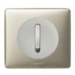 Legrand Céliane – Interrupteur Ou Va-et-vient Doigt étroit – Ensemble Titane Complet