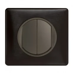 Legrand Céliane – Va Et Vient + Bouton Poussoir 6A – Ensemble Carbone Complet