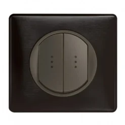 Legrand Céliane – Double Va Et Vient Lumineux 10A – Ensemble Carbone Complet