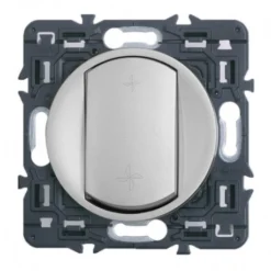 Legrand Céliane – Interrupteur VMC 2 Positions – Ensemble Titane à Griffes – à Composer