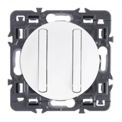 Legrand Céliane – Double Poussoir Doigt étroit – Ensemble Blanc à Composer