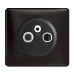 Legrand Céliane – Prise TV-FM-SAT – Ensemble Carbone Complet