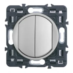 Legrand Céliane – Va Et Vient + Bouton Poussoir 6A – Ensemble Titane à Composer