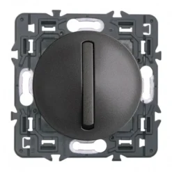 Legrand Céliane – Interrupteur Ou Va-et-vient Doigt étroit – Ensemble Graphite à Griffes – à Composer