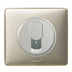 Legrand Céliane – Prise RJ45 LCS³ Data/Tel – Catégorie 6 – UTP – Ensemble Titane Complet