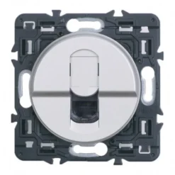 Legrand Céliane – Prise RJ45 Blindage Métal LCS³ – Catégorie 6A – STP – Ensemble Titane à Griffes