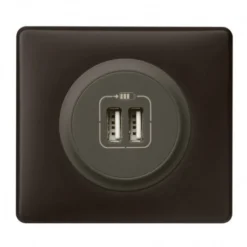 Legrand Céliane – Prise Double Chargeur USB – Ensemble Basalte Complet