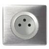 Legrand Céliane – Prise 2P Standard – Ensemble Aluminium Complet à Griffes