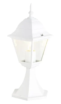 Borne Extérieure E27 Max 60W Blanc Newport BRILLIANT