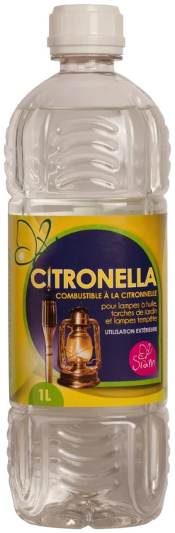 Huile à La Citronnelle Pour Torche Et Lampe à Huile Siam, 1l