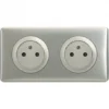 Legrand Céliane – Prise 2x2P+T Surface Précablé – Ensemble Aluminium Complet