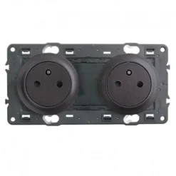 Legrand – Prise 2x2P+T Surface Précablé – Ensemble Graphite à Composer