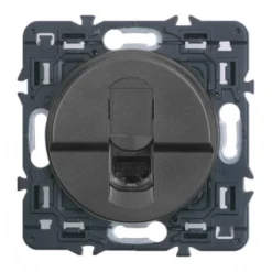 Legrand Céliane – Prise RJ45 Data/Tel – Catégorie 6 – UTP – Ensemble Graphite à Composer