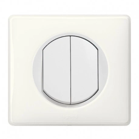 Legrand Céliane – Double Va Et Vient 10A – Ensemble Blanc Complet 1 Legrand Céliane – Double Va Et Vient 10A – Ensemble Blanc Complet