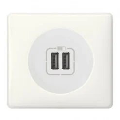 Legrand Céliane – Prise Double Chargeur USB – Ensemble Blanc Complet