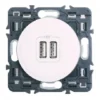 Legrand Céliane – Prise Double Chargeur USB – Ensemble Blanc à Compose