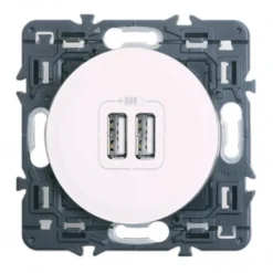 Legrand Céliane – Prise Double Chargeur USB – Ensemble Blanc à Compose