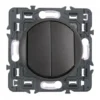 Legrand – Double Va Et Vient 10A – Ensemble Graphite à Composer