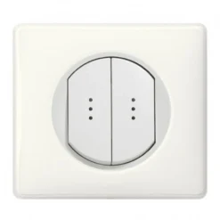 Legrand Céliane – Double Va Et Vient Lumineux 10A – Ensemble Blanc Complet