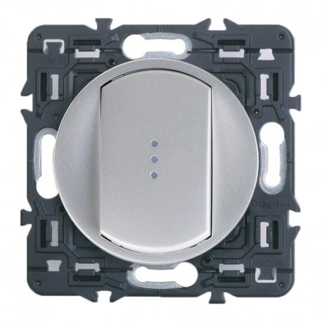 Legrand Céliane – Va Et Vient Simple Lumineux 10A – Ensemble Titane à Griffes – à Composer 1 Legrand Céliane – Va Et Vient Simple Lumineux 10A – Ensemble Titane à Griffes – à Composer