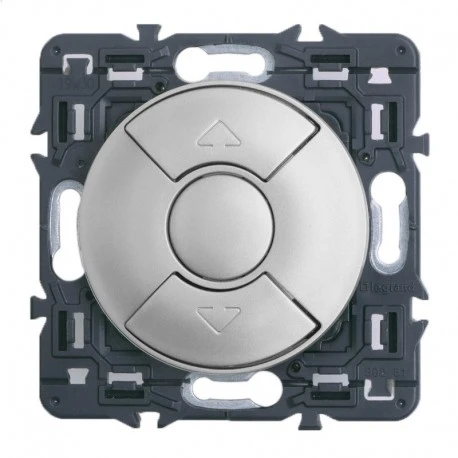 Legrand – Interrupteur Pour Volet Roulant – Ensemble Titane à Composer 1 Legrand – Interrupteur Pour Volet Roulant – Ensemble Titane à Composer