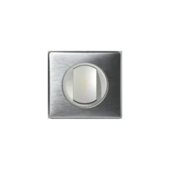 Legrand Céliane – Interrupteur Va Et Vient à Voyant Lumineux – Ensemble Aluminium Complet