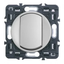 Legrand Céliane – Bouton Poussoir 6A – Ensemble Titane à Griffes – à Composer