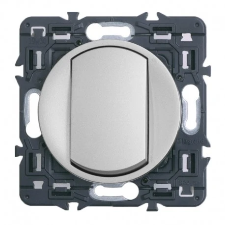 Legrand Céliane – Bouton Poussoir 6A – Ensemble Titane à Griffes – à Composer 1 Legrand Céliane – Bouton Poussoir 6A – Ensemble Titane à Griffes – à Composer