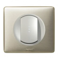 Legrand Céliane – Bouton Poussoir Lumineux – Ensemble Titane Complet à Griffes