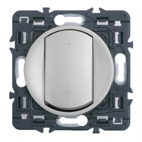 Legrand – Interrupteur VMC 2 Positions – Ensemble Titane à Composer 1 Legrand – Interrupteur VMC 2 Positions – Ensemble Titane à Composer